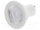 LED lamp; neutral white; GU10; 230VAC; 280lm; 3W; 36°; 4000K