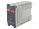 Power supply: switched-mode; 24VDC; 1.25A; Mounting: DIN