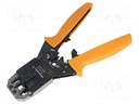 Tool: for RJ plug crimping