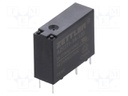 Relay: electromagnetic; SPST-NO; Ucoil: 12VDC; 5A/250VAC; 5A/30VDC