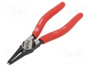 Pliers; internal circlip; Ring: internal; Pliers len: 140mm