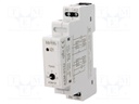 Staircase timer; IP20; 12÷240VAC; 12÷240VDC; SPST-NO; DIN; 16A