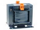 Transformer: mains; 400VA; 400VAC; 24V; Leads: terminal block; IP00