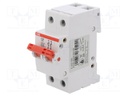 Switch-disconnector; Poles: 2; DIN; 100A; 400VAC; E200; IP10