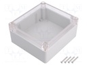 Enclosure: multipurpose; X: 115mm; Y: 125mm; Z: 58mm; ABS; grey; IP65