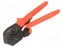 Tool: for crimping; non-insulated terminals; 0.5÷6mm2