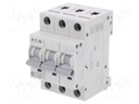 Circuit breaker; 230/400VAC; Inom: 20A; Poles: 3; DIN; Charact: C