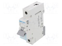 Circuit breaker; 230/400VAC; Inom: 13A; Poles: 1; DIN; Charact: C