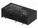 Converter: DC/DC; 1W; Uin: 4.5÷5.5V; 9VDC; Iout: 110mA; SIP7; 2.3g