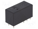 Relay: electromagnetic; DPDT; Ucoil: 12VDC; 8A/250VAC; 8A/24VDC