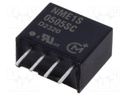 Converter: DC/DC; 1W; Uin: 4.5÷5.5V; Uout: 5VDC; Iout: 200mA; SIP