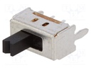 Switch: slide; Pos: 2; SPDT; 0.1A/12VDC; ON-ON; Mounting: THT