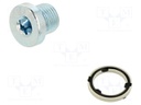 Protection cap; G 1/8"; Mat: stainless steel; Gasket: PA/TPE-U