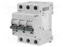 Circuit breaker; 400VAC; Inom: 10A; Poles: 3; DIN; Charact: B; 6kA