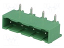 Pluggable terminal block; Contacts ph: 7.5mm; ways: 4; angled 90°
