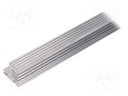 Heatsink: extruded; TO220; natural; L: 1000mm; W: 30mm; H: 31mm