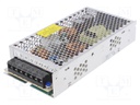 Power supply: industrial; single-channel,universal; 150W; 15VDC