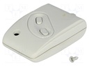 Enclosure: for remote controller; X: 35mm; Y: 50mm; Z: 15mm; ABS