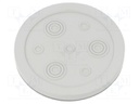 Multigate grommet; light grey; Holes no: 7; -40÷100°C; IP54