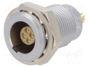 Connector: circular; Series: 00; socket; female; soldering; PIN: 4