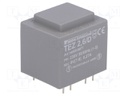 Transformer: encapsulated; 2.5VA; 230VAC; 9V; 277.8mA; IP00; 120g