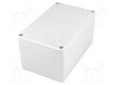 Enclosure: multipurpose; X: 100mm; Y: 160mm; Z: 81mm; aluminium; IP67