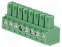 Pluggable terminal block; 3.81mm; ways: 8; straight; plug; female