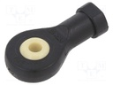 Ball joint; Øhole: 3mm; Thread: M3; Mat: igumid G; Pitch: 0,5; L: 25mm