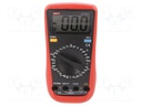 Digital multimeter; LCD (2000); VDC: 100u÷200m/2/20/200/600V