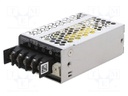 Power supply: switched-mode; 15W; 24VDC; 700mA; OUT: 1; 99x82x35mm
