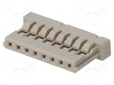 Plug; wire-board; female; DF14; 1.25mm; PIN: 8; w/o contacts