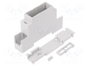 Enclosure: for DIN rail mounting; Y: 90mm; X: 18mm; Z: 53mm; PPO