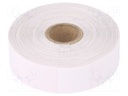 Label; Width: 12.7mm; Colour: white; Label l: 38.1mm; Pcs: 200