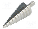 Drill bit; for thin tinware; Ø: 6÷30.5mm; HSS; Steps: 10