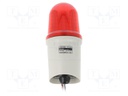 Signaller: lighting-sound; 10÷30VDC; Colour: red; IP65; -30÷50°C