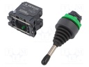 Switch: joystick; Stabl.pos: 2; NO x2; 3A/240VAC; 0.55A/125VDC