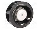 Fan: AC; radial; 230VAC; Ø133x72mm; 280.5m3/h; 50dBA; ball bearing