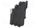 Relay: interface; Ucntrl: 24VDC; 100mA; 3÷48VDC; DIN; -20÷60°C