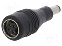 Adapter; Wyj: 5,5/2,1; Wtyczka: prosta; Wej: KYCON KPJX-CM-4S