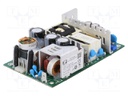 AC/DC Open Frame Power Supply (PSU), ITE & Medical, 1 Output, 200 W, 350W @ 15CFM