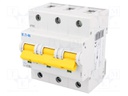 Circuit breaker; 400VAC; Inom: 125A; Poles: 3; DIN; Charact: C; 15kA