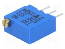 Potentiometer: mounting; multiturn; 50Ω; 500mW; THT; ±10%; linear