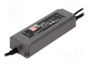 Power supply: switched-mode; for LED strips; 120W; 24VDC; 5A; IP67