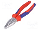 Pliers; universal; 200mm; for bending, gripping and cutting