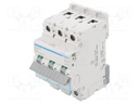 Circuit breaker; 230/400VAC; Inom: 20A; Poles: 3; DIN; Charact: D