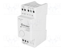 Relay: installation; bistable,monostable; SPDT; 12VAC; 16A; IP20