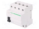 RCD breaker; Inom: 63A; Ires: 300mA; Poles: 4; 400V; Mounting: DIN