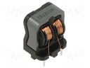 Inductor: wire; THT; 40.5mH; 700mA; 610mΩ; -25÷120°C; 250VAC