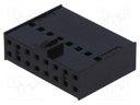 Plug; wire-board; female; C-Grid III; 2.54mm; PIN: 16; w/o contacts