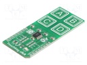 Click board; 4-button capacitive keypad; GPIO; TTP224; 3.3/5VDC